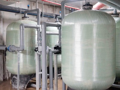 Sơ đồ dây truyền lọc nước của Công ty cổ phần Viwaco trước khi đưa vào bể tại toà nhà CT1 dự án The Emerald.