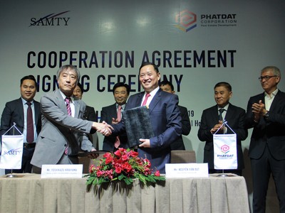 Bất động sản Phát Đạt ký kết hợp tác với Samty Corporation