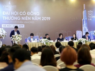 Vinhomes tiến hành tổ chức Đại hội cổ đông lần đầu tiên sau khi chính thức niêm yết tại HOSE.
