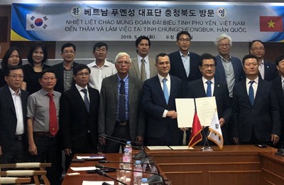 Phú Yên và tỉnh Chungbuk (Hàn Quốc) nâng tầm hợp tác toàn diện