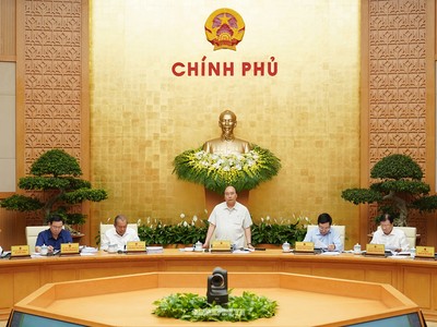 Thủ tướng Nguyễn Xuân Phúc chủ trì phiên họp. Nguồn: Chinhphu.vn