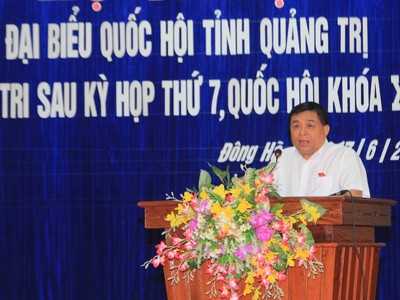 Bộ trưởng Nguyễn Chí Dũng hy vọng Quảng Trị bằng sự quyết tâm mạnh mẽ sẽ nhanh chóng thu hẹp khoảng cách phát triển với các địa phương trong vùng.