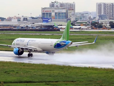 Hiện Bamboo Airways đã đưa vào khai thác 10 tàu bay (loại Airbus A319, A320 và A321 NEO) với tổng số chuyến bay là 6.606 chuyến an toàn tuyệt đối. (Ảnh: Internet)
