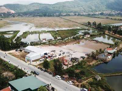 Vị trí đầu tư xây dựng Dự án đầu tư xây dựng kinh doanh cơ sở hạ tầng kỹ thuật Khu công nghiệp Sông Khoai của Tập đoàn Amata