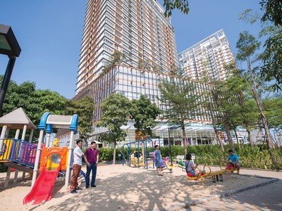 Không chỉ xây dựng những dự án, nhiều chủ đầu tư chú trọng xây dựng môi trường sống an lành cho cư dân. Ảnh: Lê Toàn