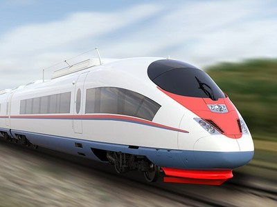 Tàu cao tốc Velaro RUS của Nga. Ảnh: Siemens