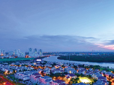 Bất động sản khu Nam từng là tâm điểm của thị trường TP.HCM với hàng loạt dự án lớn. Ảnh: Gia Huy