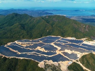 Một dự án điện mặt trời tại tỉnh Phú Yên. Ảnh: ST