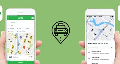 Grab và Go-Jek xuất phát khác nhau, đi lên khác nhau nhưng nhắm đích đến như nhau. Ảnh: KrASIA