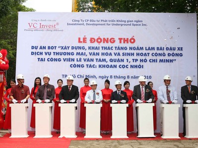 Dự án được khởi công từ tháng 08/2010 nhưng vừa bị chấm dứt hợp đồng dự án theo quy định (Ảnh: Lê Toàn).