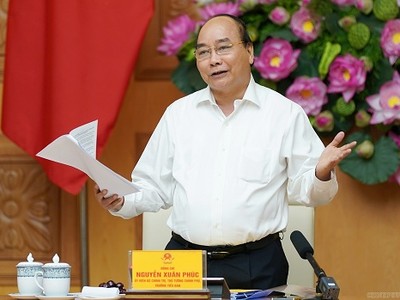 Thủ tướng Nguyễn Xuân Phúc chủ trì cuộc họp Tiểu ban Kinh tế - Xã hội