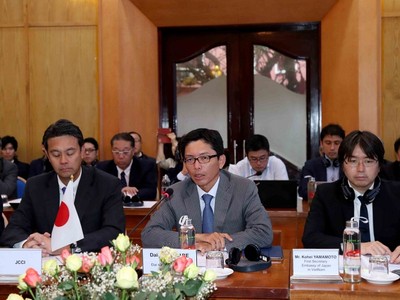 Công sứ Đại sứ quán Nhật Bản tại Việt Nam Daisuke Okabe (Ảnh: MPI/Đức Trung)