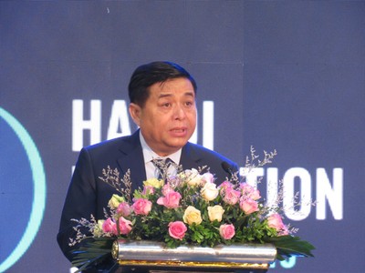 Bộ trưởng Bộ Kế hoạch và Đầu tư Nguyễn Chí Dũng (Ảnh: K.T)