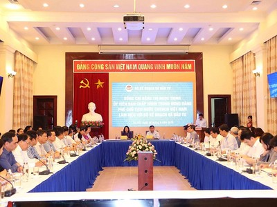 Toàn cảnh buổi làm việc (Ảnh: MPI/Đức Trung)