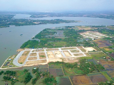 Chưa thỏa thuận, bồi thường xong cho người dân, nhưng Công ty Free Land đã san lấp mặt bằng xây dựng hạ tầng dự án. 