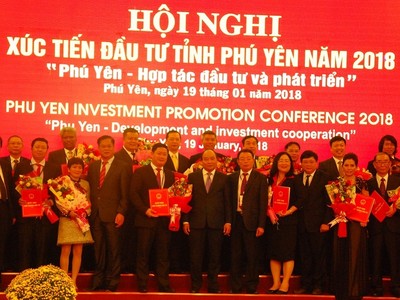 Hội nghị xúc tiến đầu tư năm 2018, tỉnh Phú Yên đã thu hút được nhiều dự án.