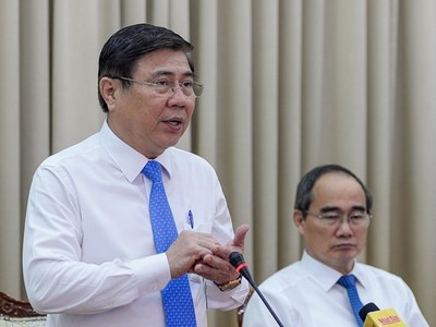 Chủ tịch UBND TP.HCM Nguyễn Thành Phong.