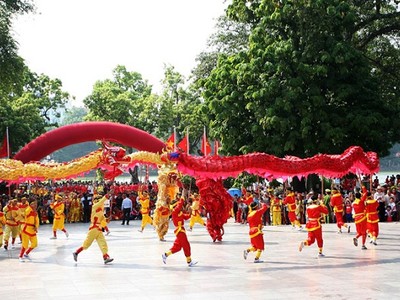 Liên hoan Múa rồng Hà Nội 2019 thu hút 15 đội tham gia