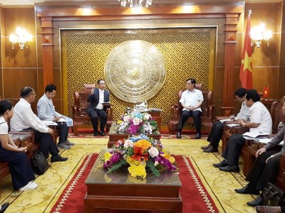 Doanh nghiệp Hàn Quốc xin chủ trương đầu tư nhà máy thời trang xuất khẩu tại Cụm Công nghiệp Đông Ái Tử (Quảng Trị).