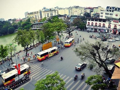 Hà Nội dự kiến sẽ thay đổi lộ trình một số tuyến xe buýt quanh hồ Hoàn Kiếm
