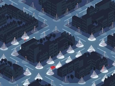 Đèn đường thông minh bật sáng khi có người đi qua