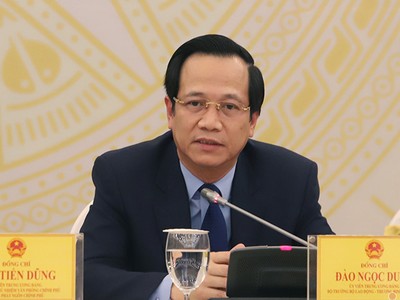 Bộ trưởng Đào Ngọc Dung (Ảnh: vietnamnet)
