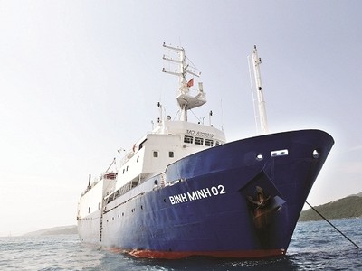 Tàu Bình Minh 02 của liên doanh PTSC-CGGV