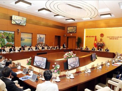 Quang cảnh Phiên khai mạc kỳ họp thứ 40 của Ủy ban Thường vụ Quốc hội. Ảnh:Trọng Đức/TTXVN