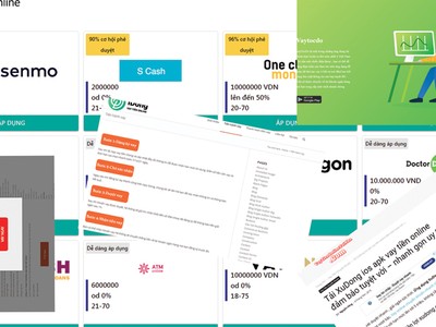 Trên thị trường có hàng chục app cho vay cắt cổ đang hoạt động rầm rộ, ra sức mời chào người dân vay vốn