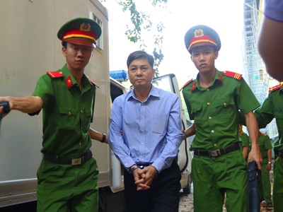 Bị cáo Đào Anh Kiệt, bị áp vào đầu tiên.