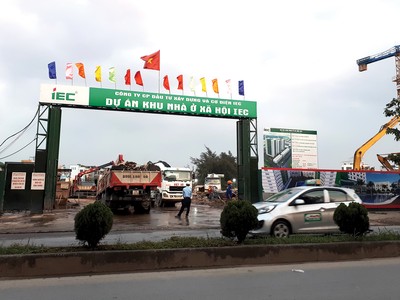 Là dự án nhà ở xã hội, nhưng dự án IEC lại có môi giới bán như nhà ở thương mại