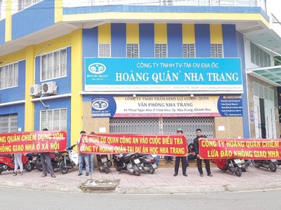 Dự án nhà ở xã hội Hoàng Quân Nha Trang:  Khách tố Hoàng Quân “chơi chữ” 