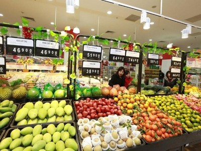 Tháng Tết, CPI tăng vọt lên 1,23%