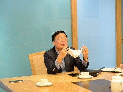 Vinatex sẽ cung ứng ra thị trường 300.000-400.000 khẩu trang kháng khuẩn/ngày với giấ bình ổn