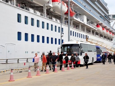 Tàu Diamond Princess có mặt tại Hạ Long vào ngày 28/1/2020
