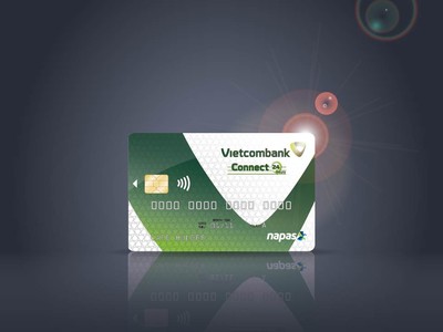  Mẫu thẻ Vietcombank Connect24 chuẩn chip EMV và ứng dụng công nghệ thanh toán Không tiếp xúc (Contactless)