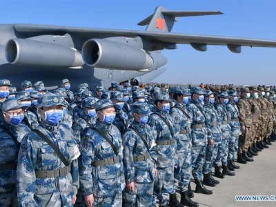 Không quân TQ điều động 8 máy bay chở quân y tăng viện cho Vũ Hán