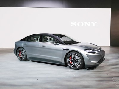 Sony ra mắt mẫu xe điện không có gương chiếu hậu