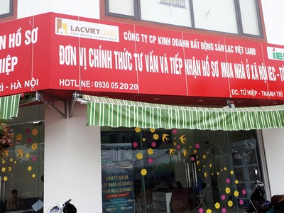 Nhiều sàn bất động sản giới thiệu là đơn vị chính thức phân phối dự án nhà ở xã hội IEC