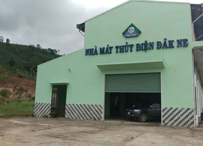 Nhà máy thủy điện Đăk Ne tại địa bàn huyện Kon Rẫy, tỉnh Kon Tum.