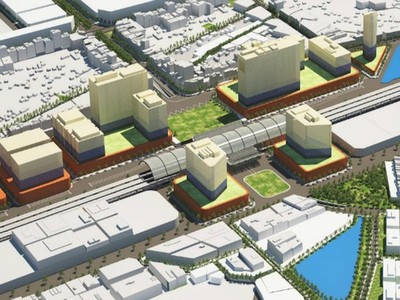 Phối cảnh ga Đà Nẵng mới.