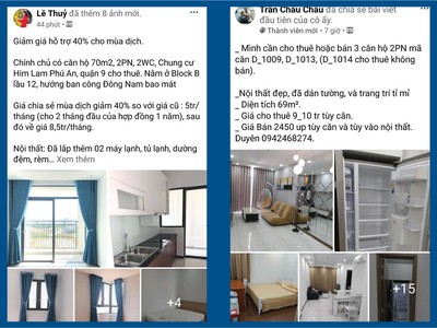 Rất nhiều thông báo giảm giá mạnh nhưng vẫn ế 