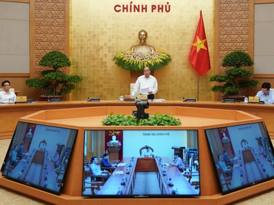 Thủ tướng Nguyễn Xuân Phúc chủ trì phiên họp Chính phủ thường kỳ tháng 4/2020