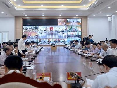 Hội nghị tỉnh Quảng Ninh với Doanh nghiệp ngày 16/5 được diễn ra dưới hình thức trực tuyến.