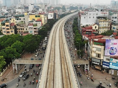 Dự án đường sắt đô thị Nhổn - ga Hà Nội đang được chỉ đạo đẩy nhanh tiến độ (Ảnh minh họa)