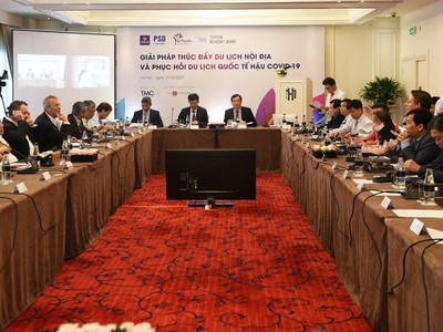 Hội thảo "Giải pháp thúc đẩy du lịch nội địa và phục hồi du lịch quốc tế hậu Covid-19" .tổ chức chiều 21/5 tại Hà Nội 