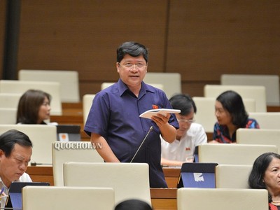 Đại biểu Tạ Văn Hạ (Bạc Liêu) phát biểu tại Quốc hội.