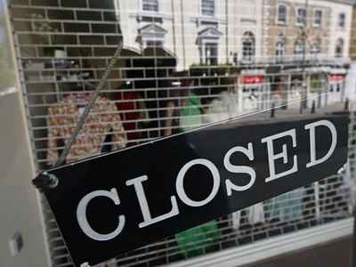 Có đến 6,6% doanh nghiệp bán lẻ của Mỹ được khảo sát cho biết họ không dám nghĩ tới chuyện hồi phục hoàn toàn. Ảnh: AFP