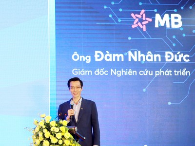 Ông Đàm Nhân Đức, Giám đốc Nghiên cứu Phát triển Ngân hàng MB 
