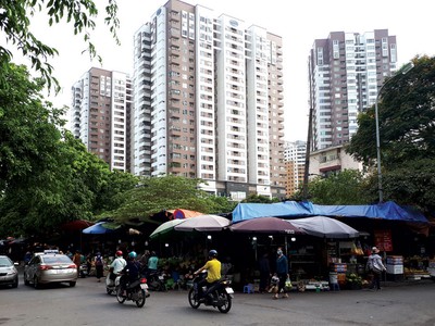 Khu đất quy hoạch khu văn hóa - y tế đã 20 năm nay vẫn là khu chợ dân sinh